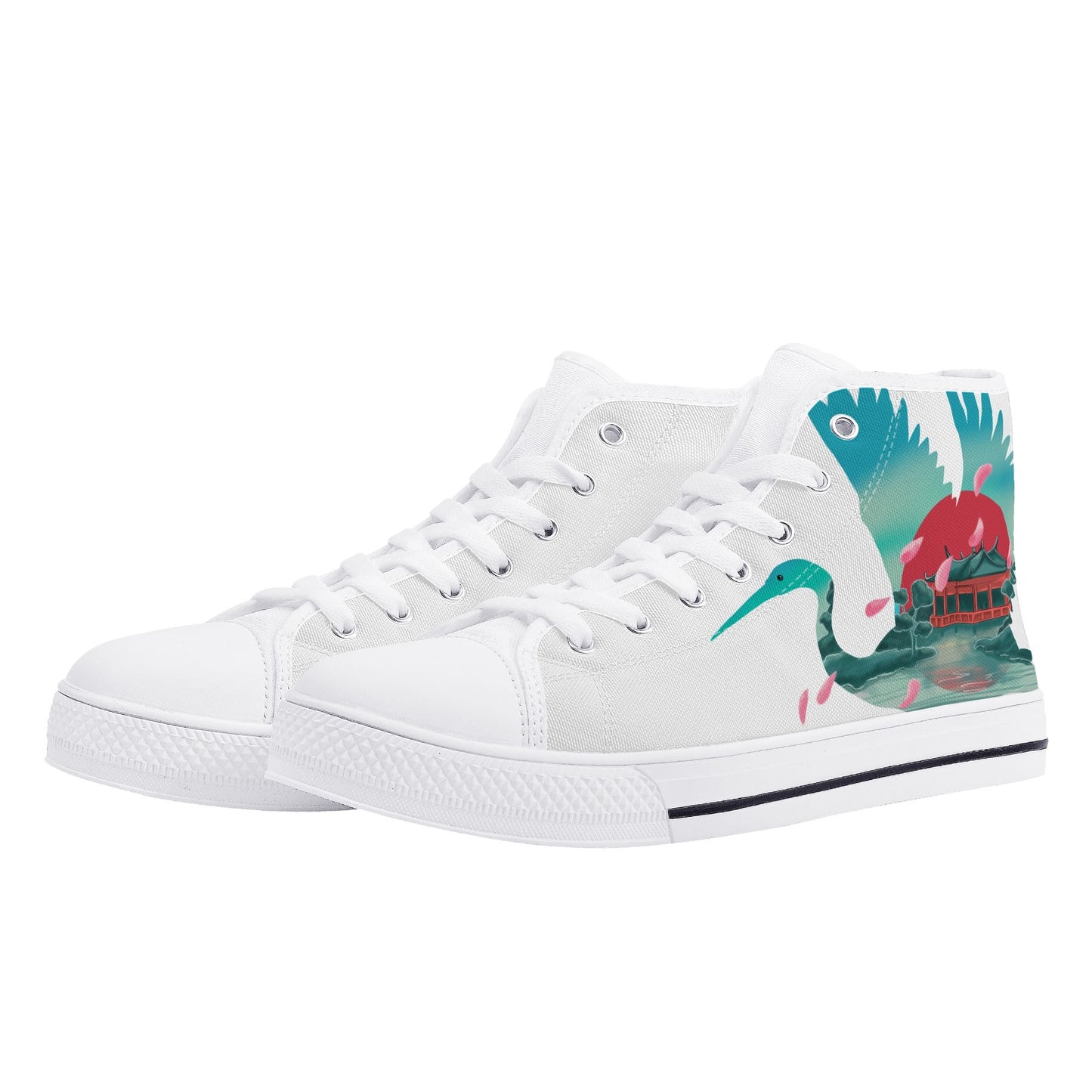 Wild World: Japan Design - High Top Canvas Shoes